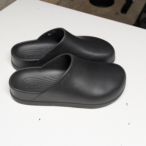 CROCS Women's Black Slip-On Loafers - Picture 2 of 7